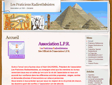 Tablet Screenshot of praticiens-radiesthesistes.com